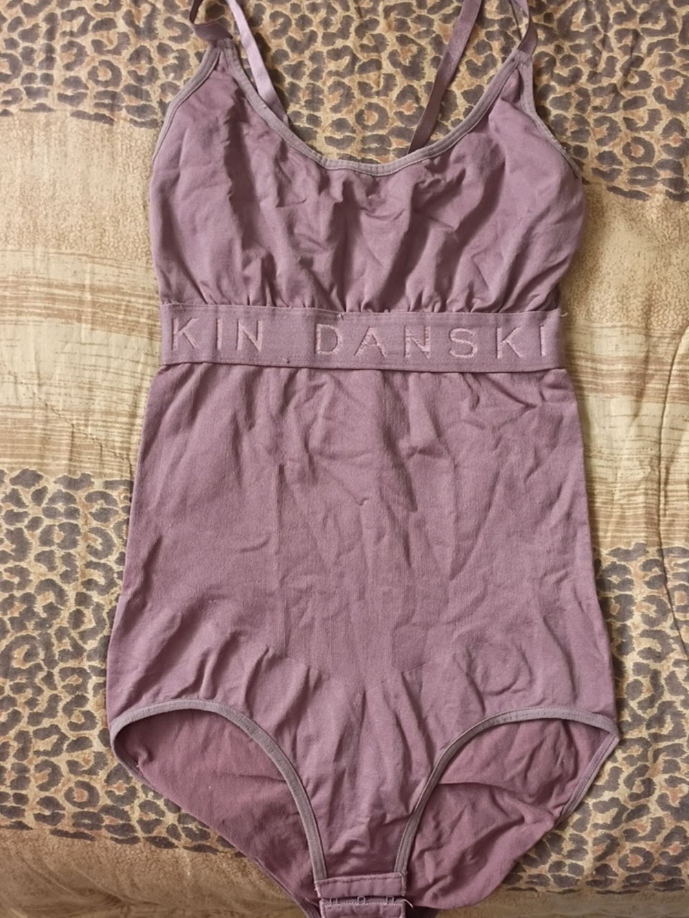 Danskin Mauve Stretch Bodysuit